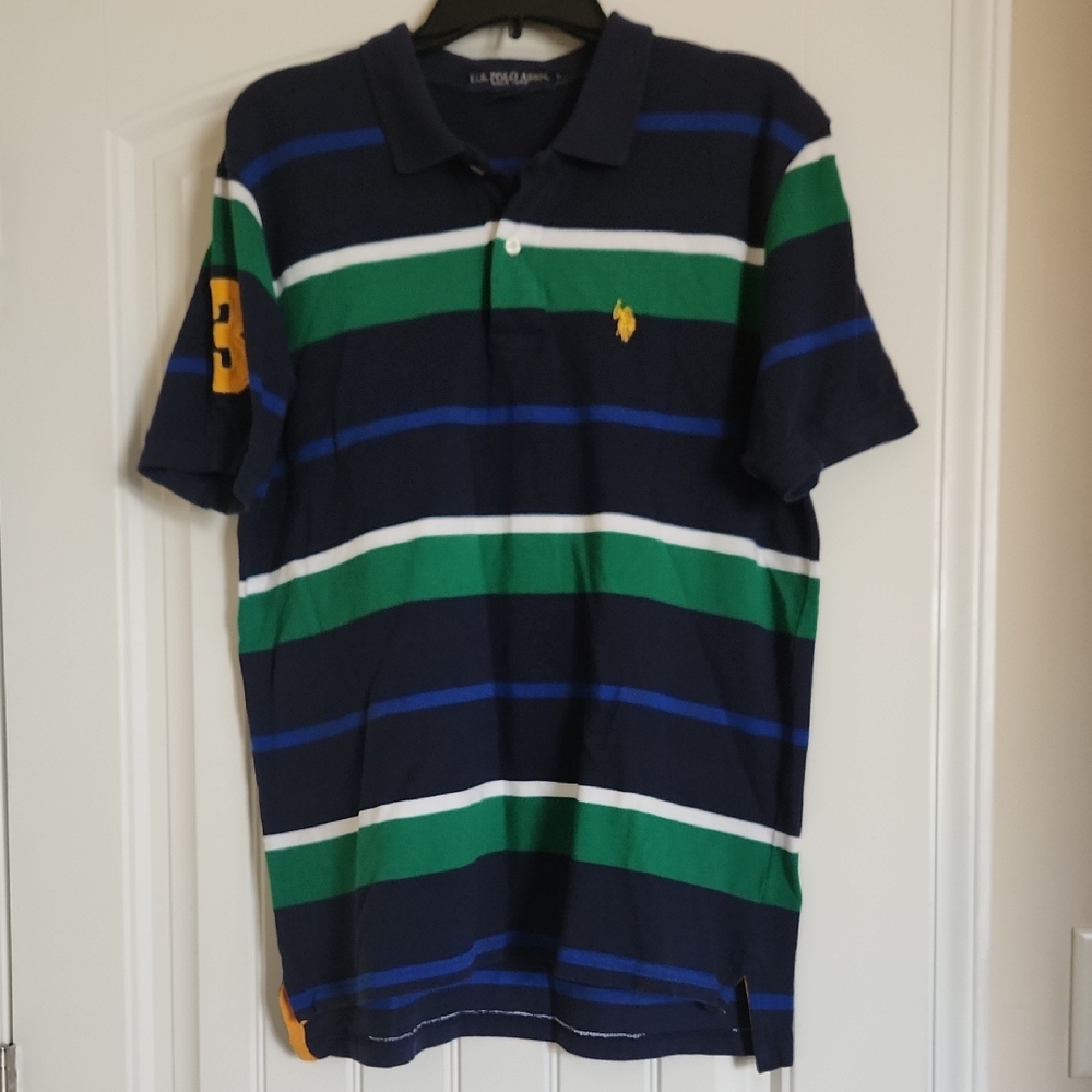 U.S. Polo Assn. Navy Blue Logo Tee